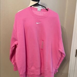 Nike Bright Pink Crewneck Sweatshirt
